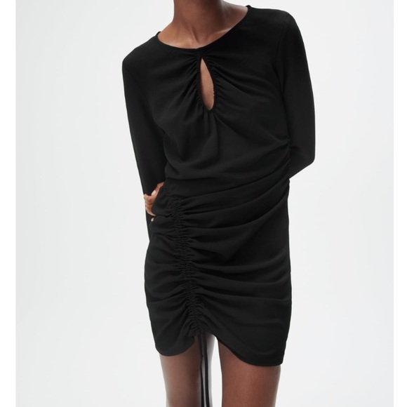 ZARA BLACK MINI DRESS ❤️‍🔥NWT - Picture 2 of 9